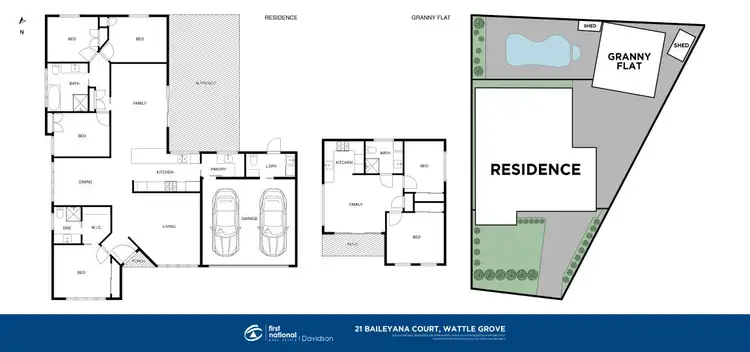 Floorplan of Homely house listing, 21 Baileyana Court, Wattle Grove NSW 2173