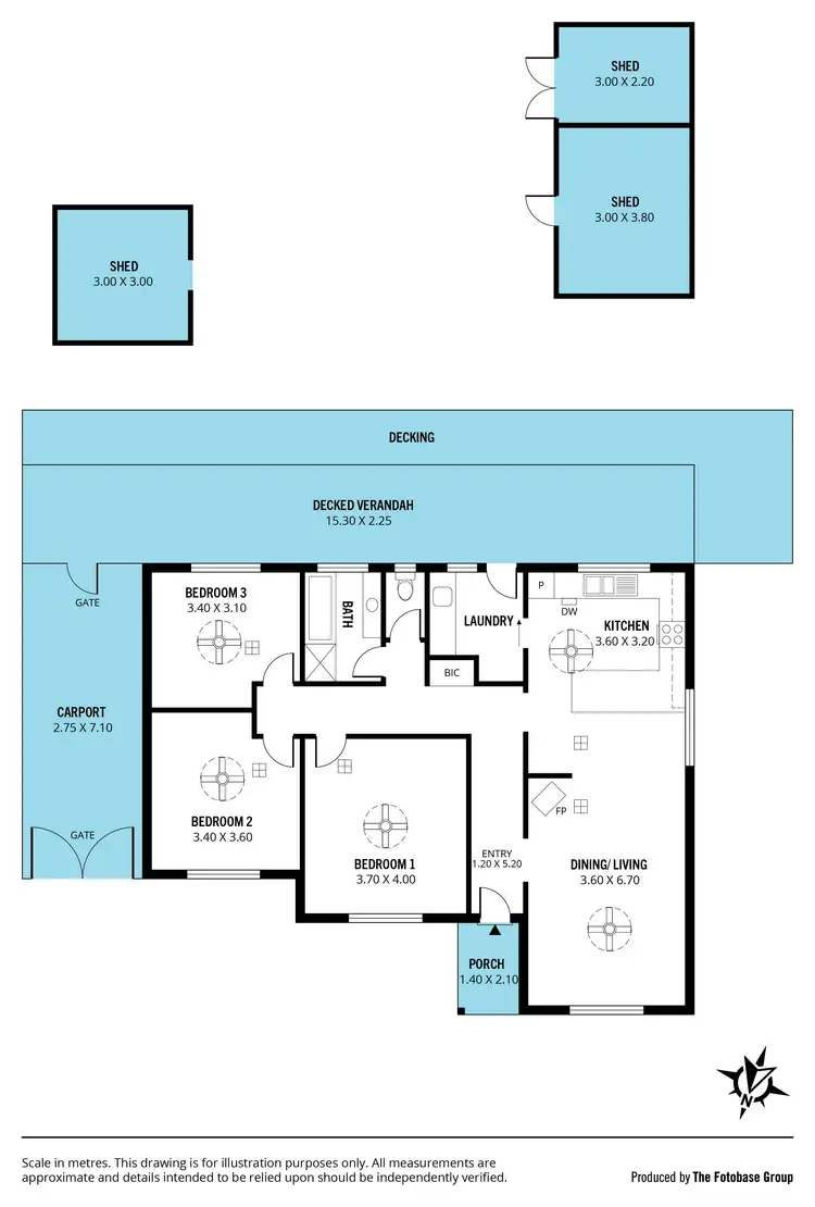 Floorplan of Homely house listing, 8 Bower Court, Morphett Vale SA 5162