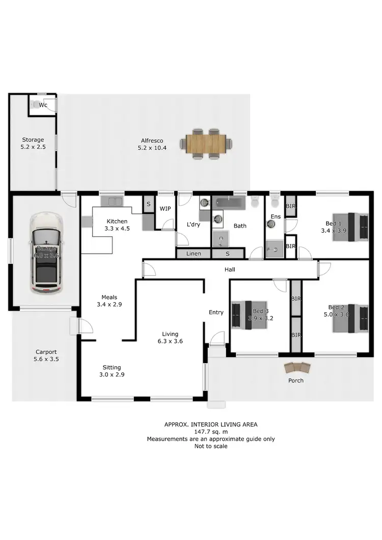 Floorplan of Homely house listing, 142 Cadell Street, Corowa NSW 2646