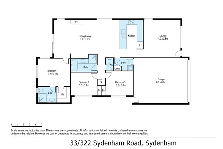 Floorplan of Homely unit listing, 33/322 Sydenham Road, Sydenham VIC 3037