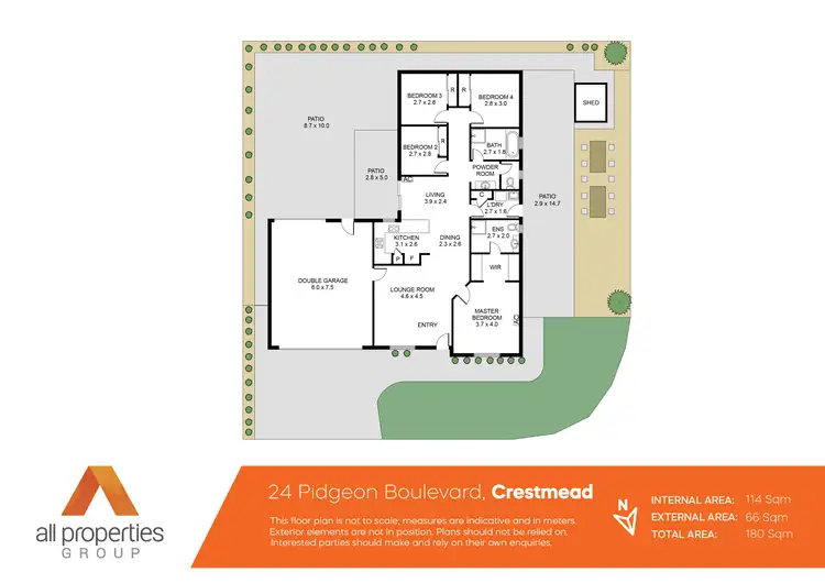Floorplan of Homely house listing, 24 Pidgeon Boulevard, Crestmead QLD 4132