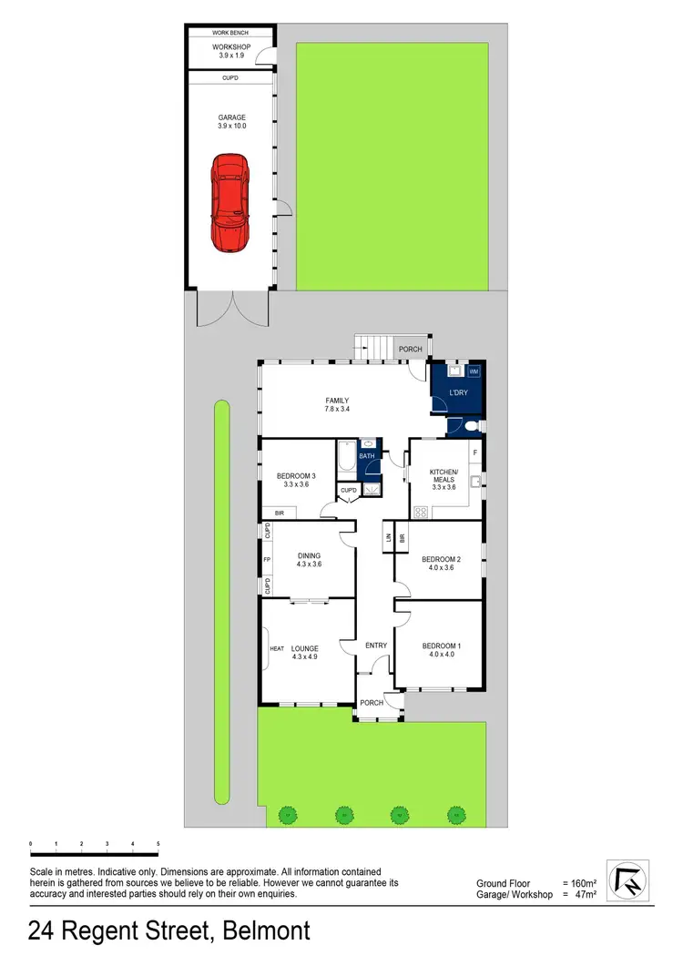 Floorplan of Homely house listing, 24 Regent Street, Belmont VIC 3216