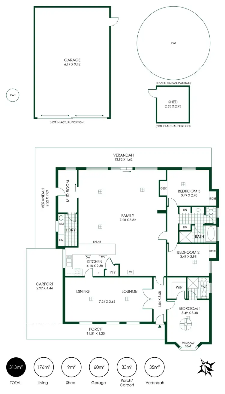 Floorplan of Homely house listing, 17 John Street, Woodside SA 5244