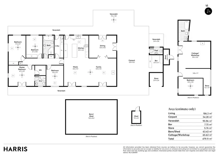 Floorplan of Homely rural property listing, 97 Dashwood Gully Road, Kangarilla SA 5157