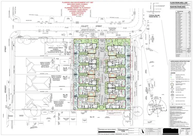 Floorplan of Homely land listing, 20 Collett Street, Longwarry VIC 3816