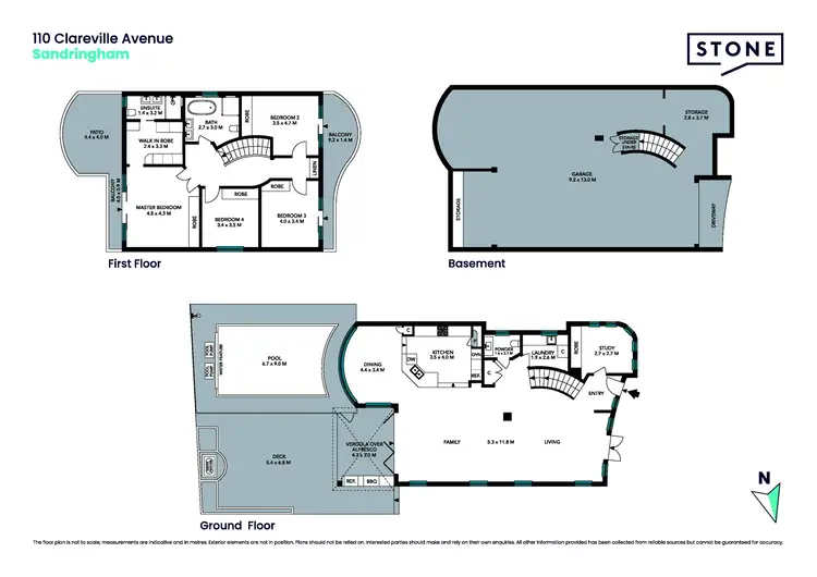 Floorplan of Homely house listing, 110 Clareville Avenue, Sandringham NSW 2219