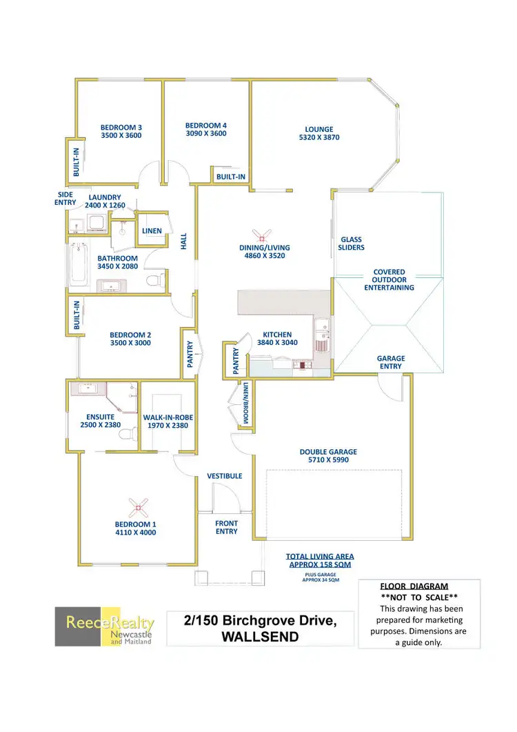 Floorplan of Homely house listing, 2/150 Birchgrove Drive, Wallsend NSW 2287