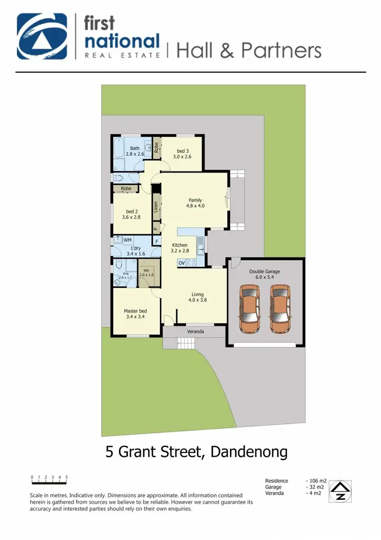 Floorplan of Homely house listing, 5 Grant Street, Dandenong VIC 3175