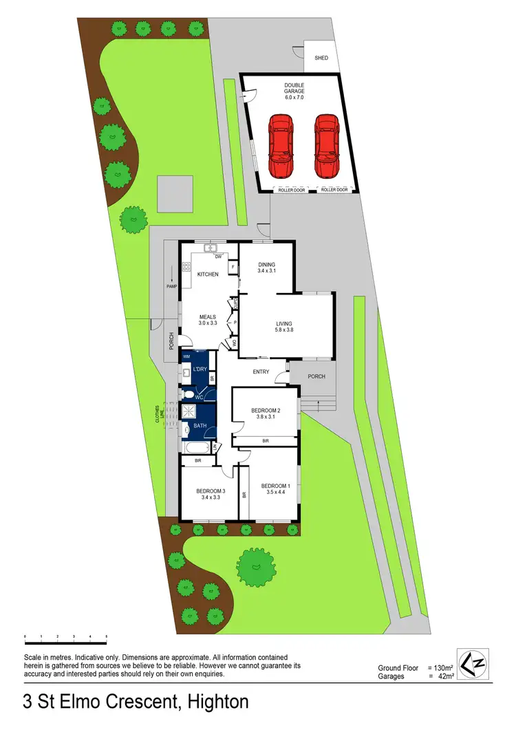 Floorplan of Homely house listing, 3 St Elmo Crescent, Highton VIC 3216