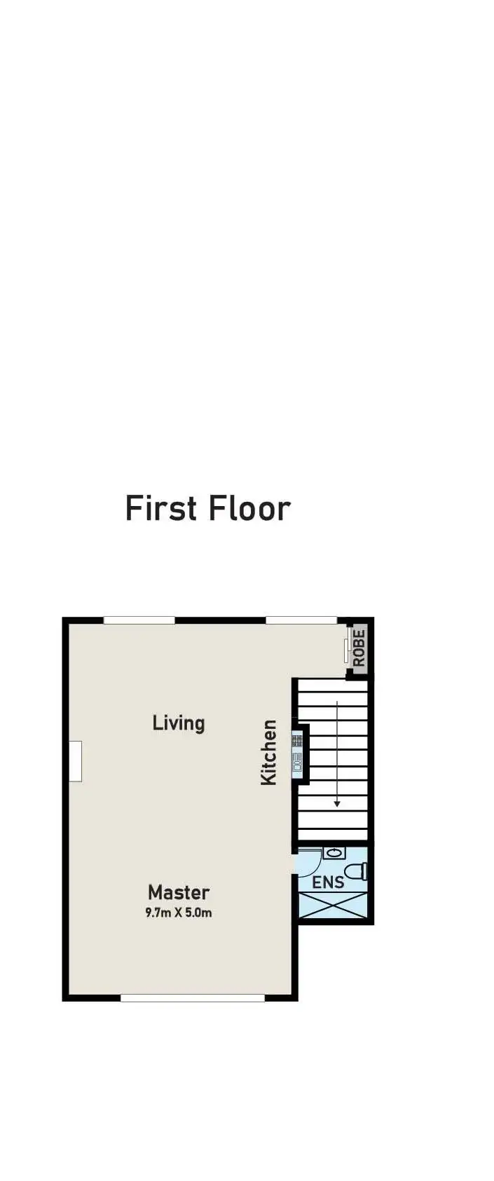 Floorplan of Homely semi-detached listing, 1/15 Fergus Lane, Cranbourne West VIC 3977