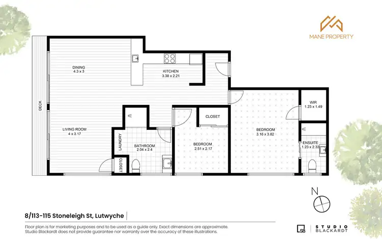 Floorplan of Homely unit listing, 8/113-115 Stoneleigh Street, Lutwyche QLD 4030