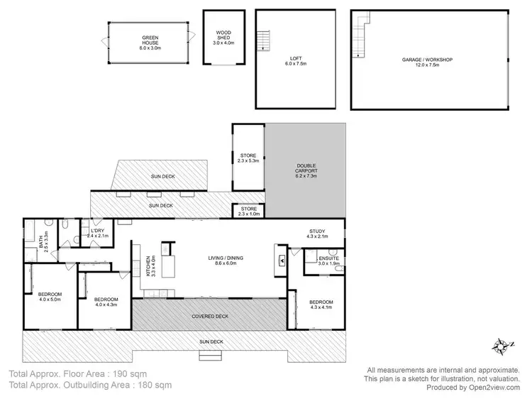 Floorplan of Homely house listing, 445 Boyer Road, Dromedary TAS 7030
