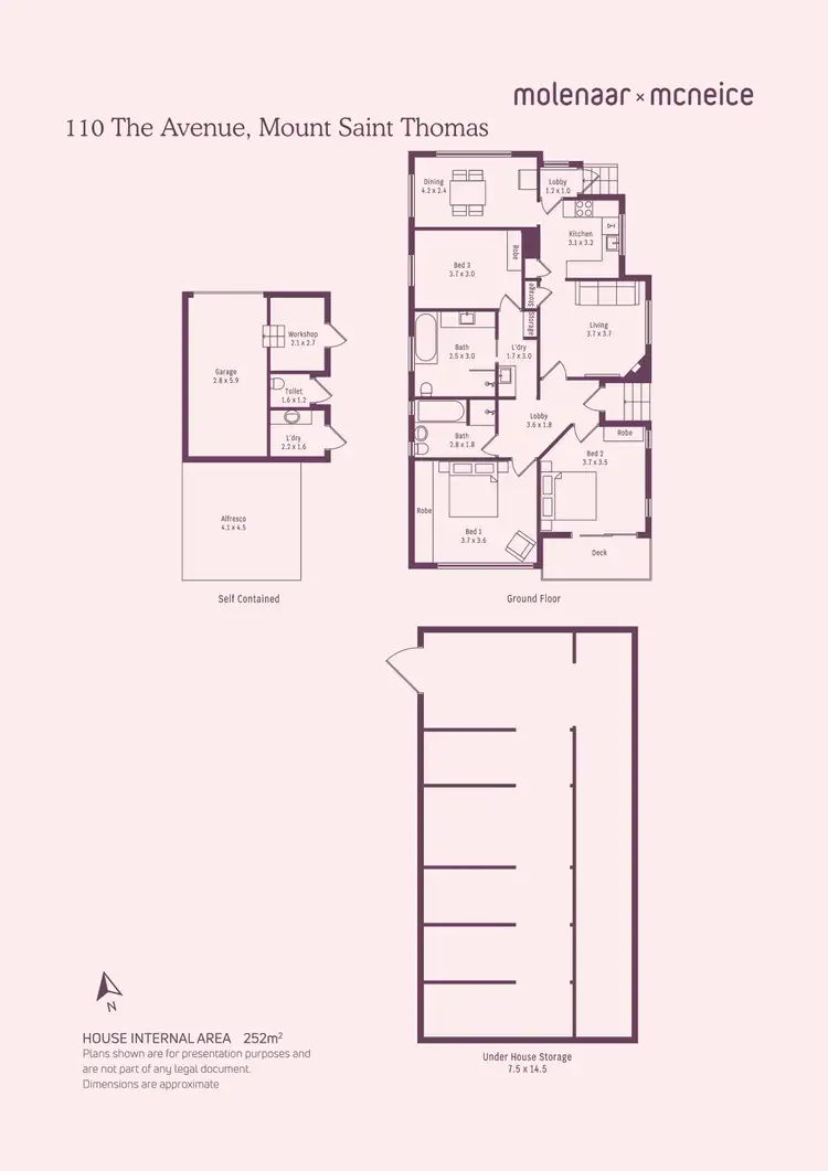 Floorplan of Homely house listing, 110 The Avenue, Mount Saint Thomas NSW 2500