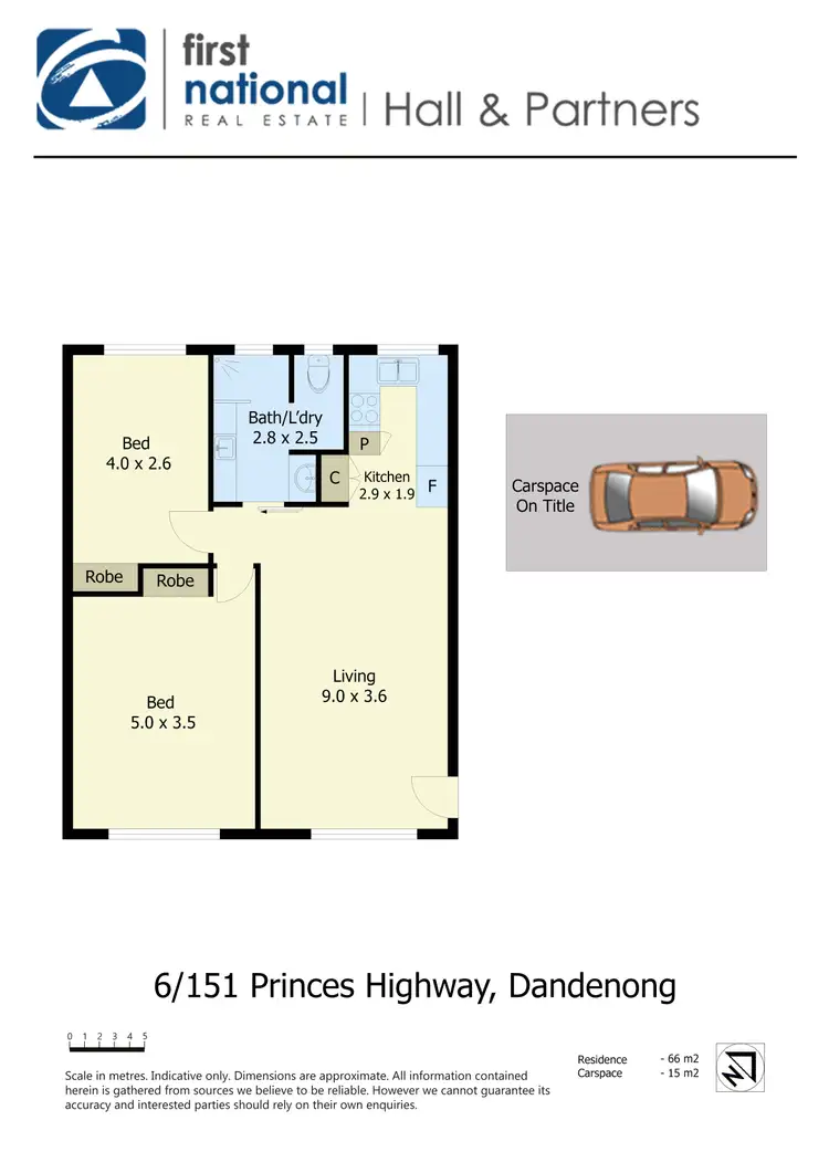 Floorplan of Homely apartment listing, 6/151 Princes Highway, Dandenong VIC 3175