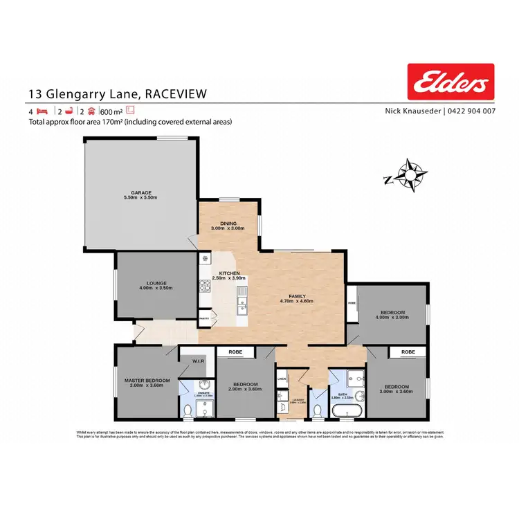 Floorplan of Homely house listing, 13 Glengarry Lane, Raceview QLD 4305