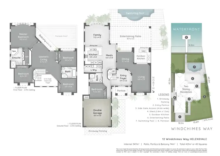 Floorplan of Homely house listing, 12 Windchimes Way, Helensvale QLD 4212