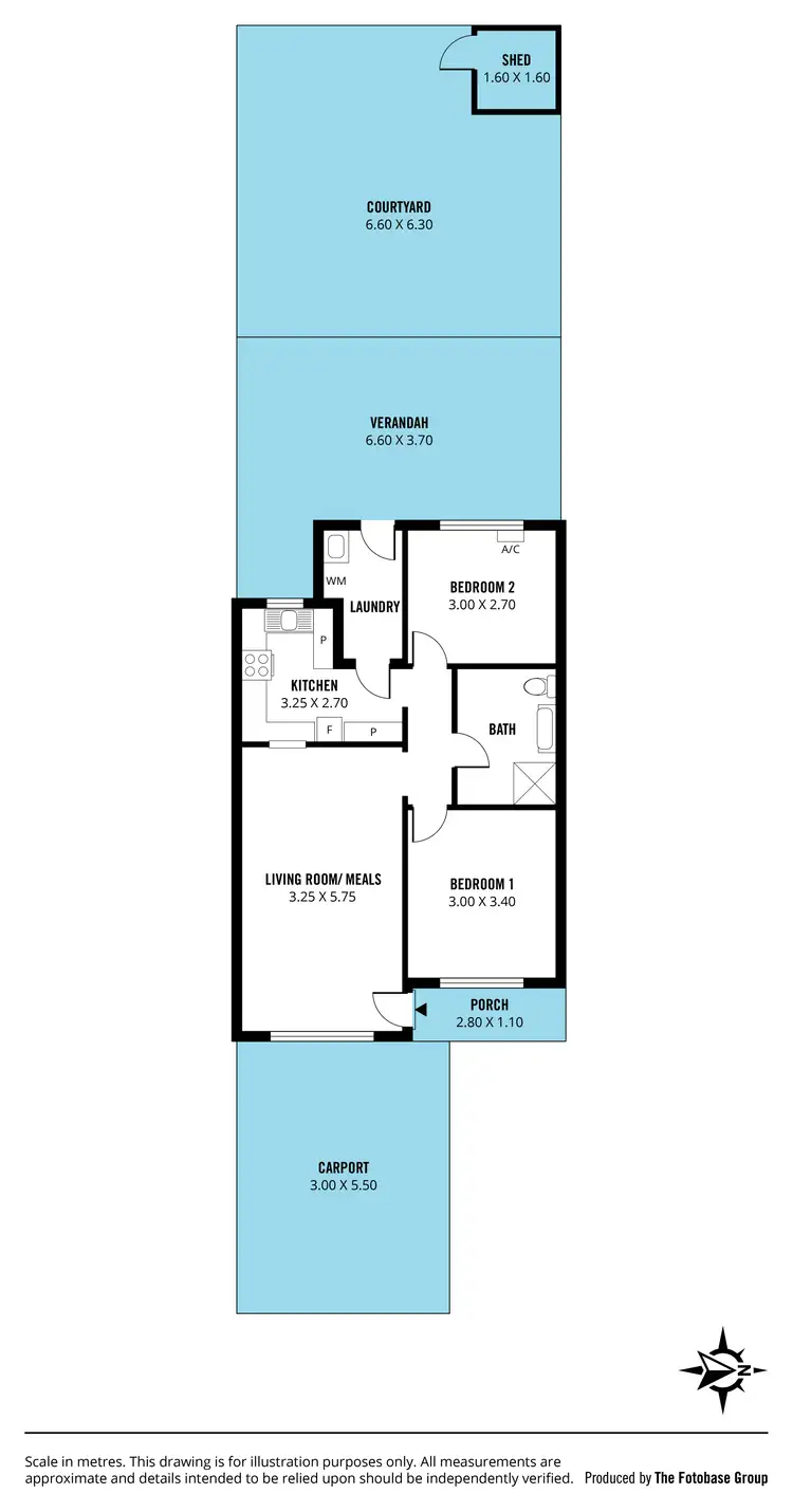 Floorplan of Homely unit listing, 3/27 Epstein Drive, Morphett Vale SA 5162