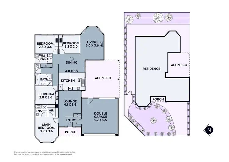 Floorplan of Homely house listing, 24 Samuel Court, Bundoora VIC 3083