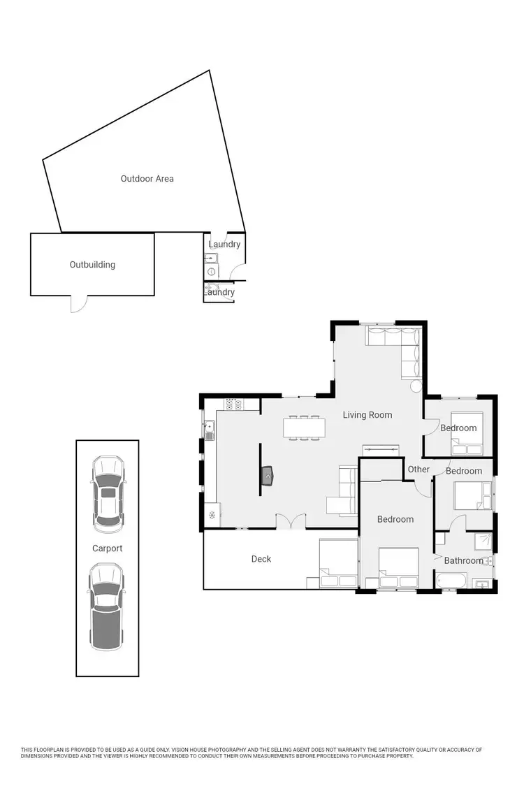Floorplan of Homely house listing, 44 Fitzroy Avenue, Red Cliffs VIC 3496