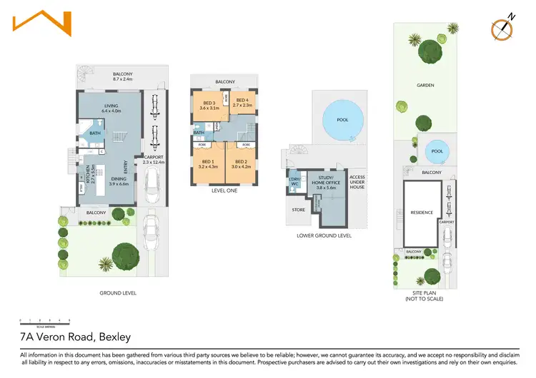 Floorplan of Homely house listing, 7a Veron Road, Bexley NSW 2207