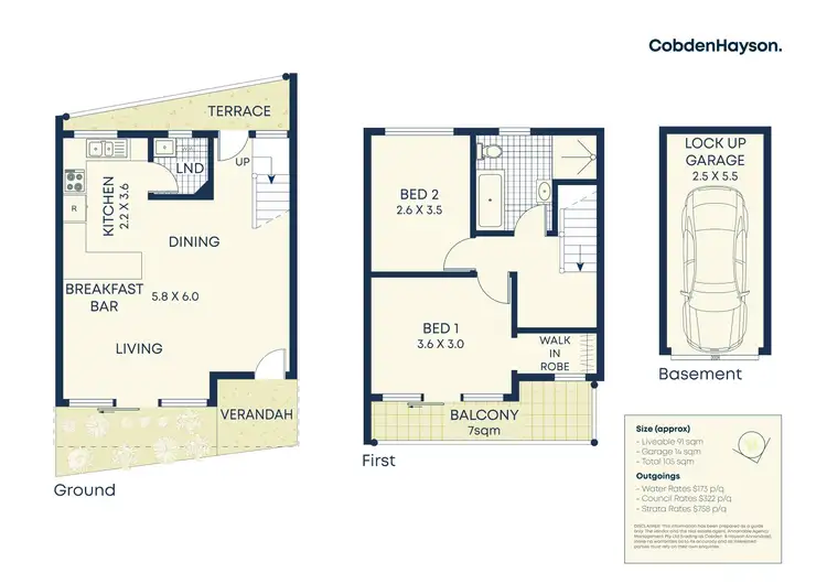 Floorplan of Homely house listing, 3/166 Flood Street, Leichhardt NSW 2040