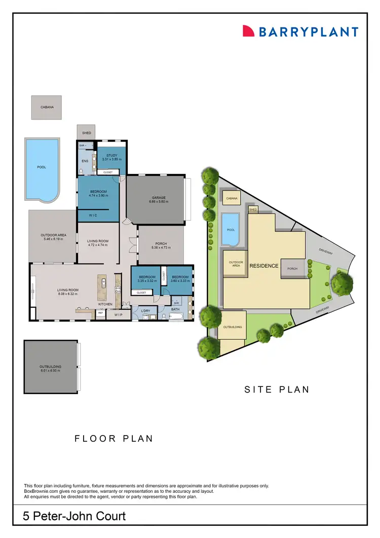 Floorplan of Homely house listing, 5 Peter-John Court, Mildura VIC 3500