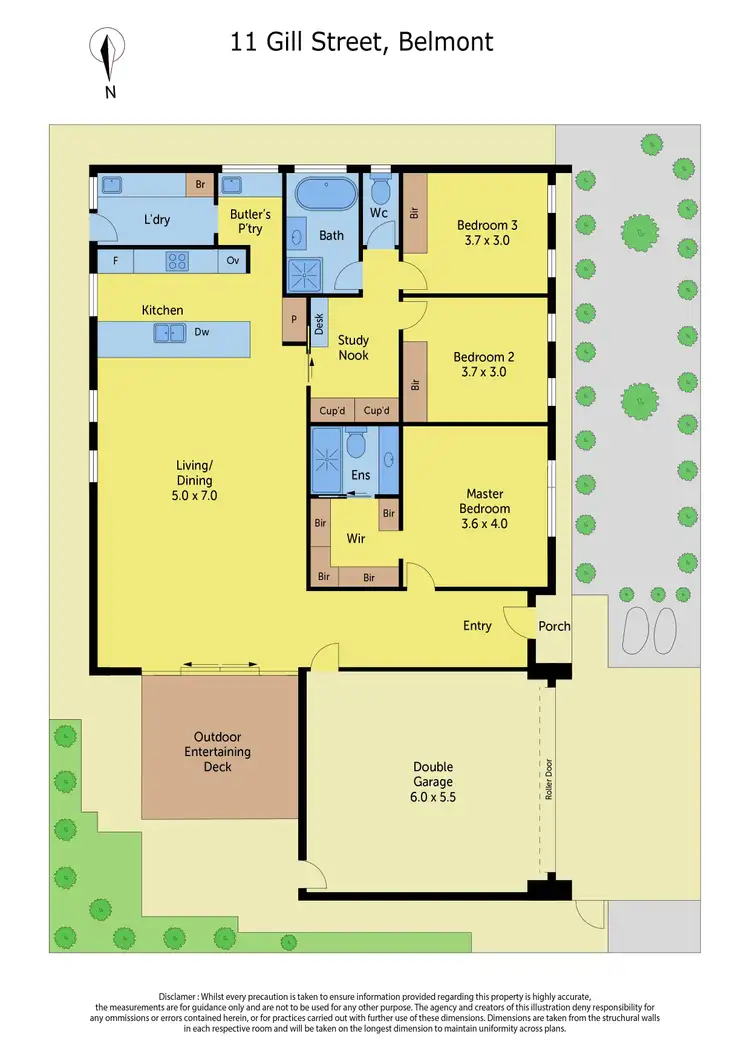 Floorplan of Homely house listing, 11 Gill Street, Belmont VIC 3216
