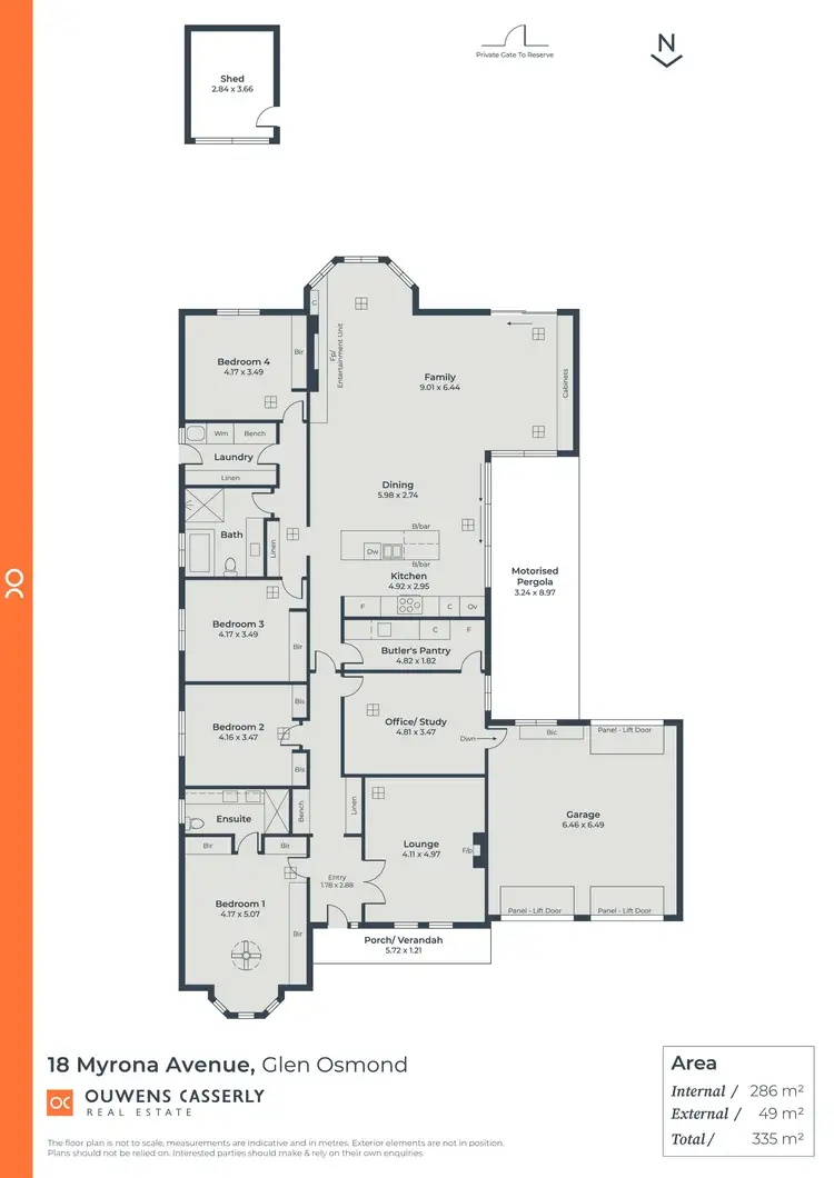 Floorplan of Homely house listing, 18 Myrona Avenue, Glen Osmond SA 5064