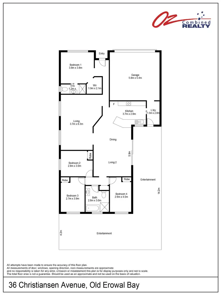 Floorplan of Homely house listing, 36 Christiansen Avenue, Old Erowal Bay NSW 2540