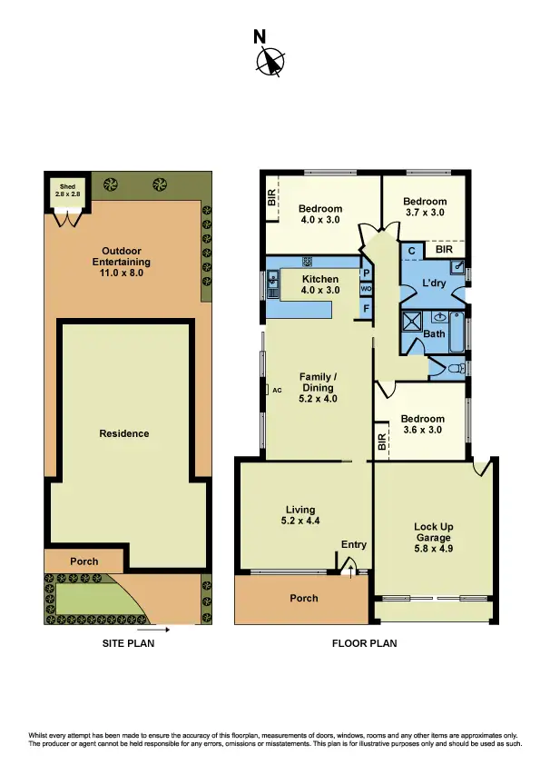 Floorplan of Homely house listing, 32 Gresham Way, Sunshine West VIC 3020