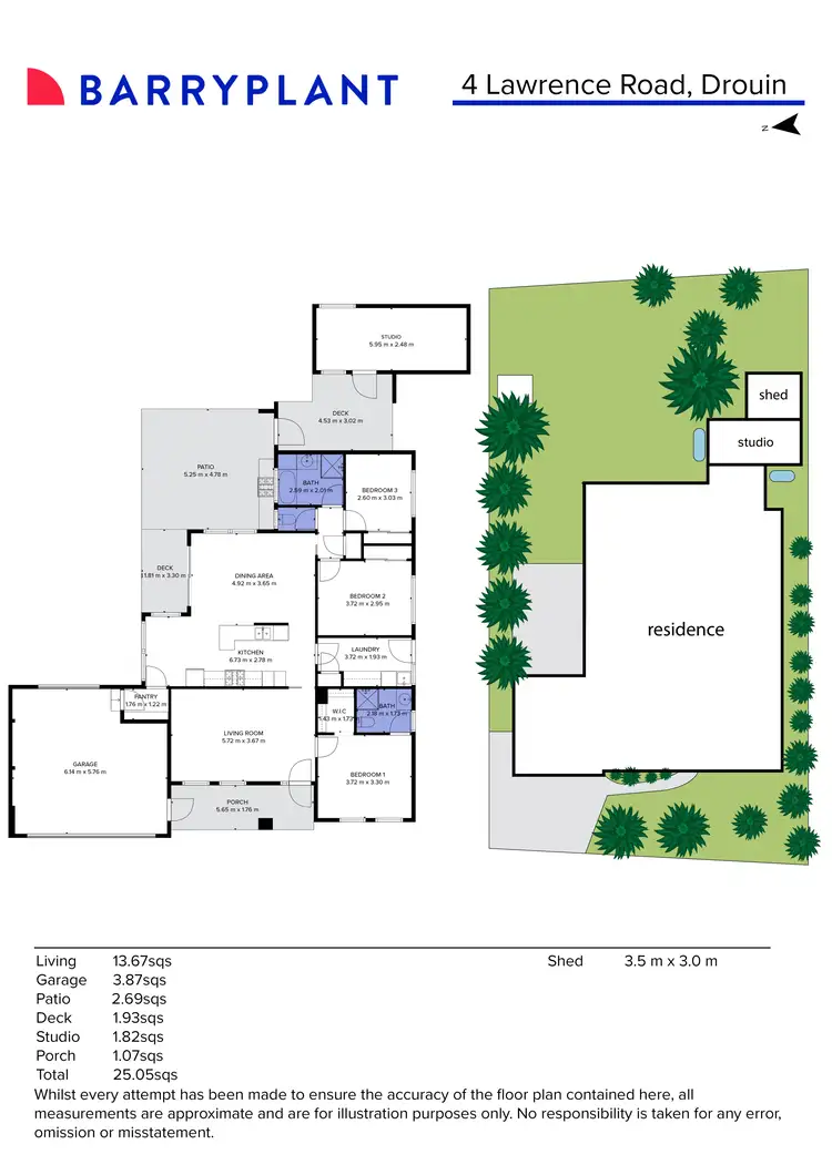 Floorplan of Homely house listing, 4 Lawrence Road, Drouin VIC 3818