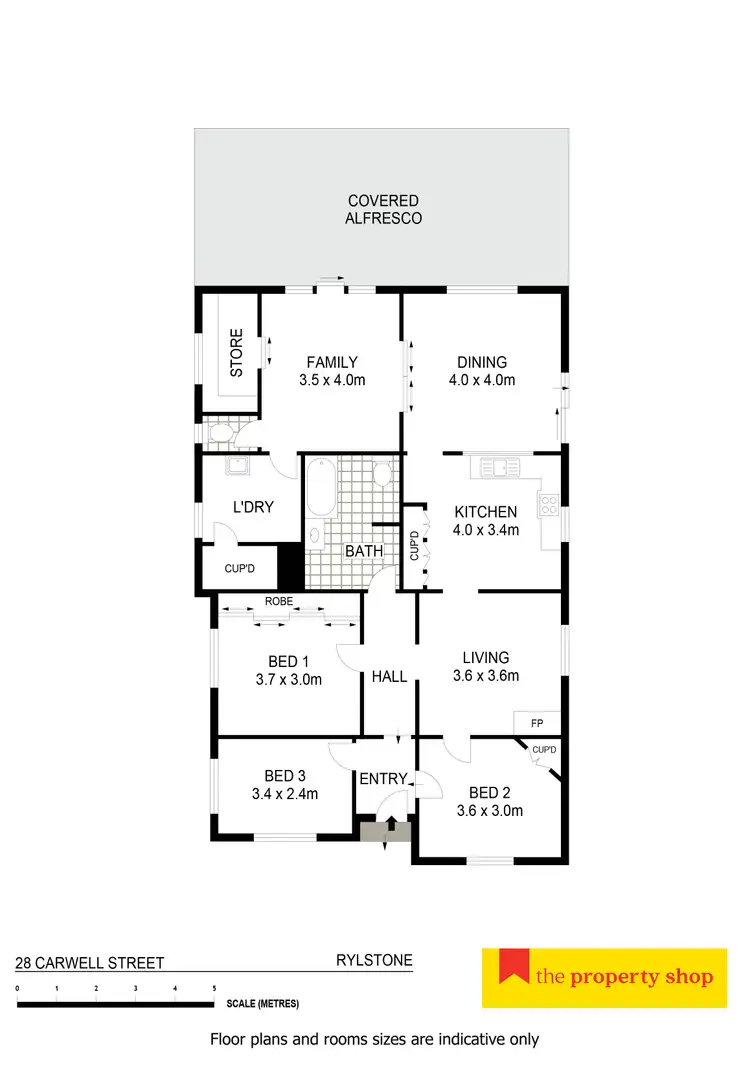 Floorplan of Homely house listing, 28 Carwell Street, Rylstone NSW 2849