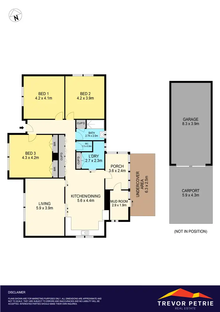 Floorplan of Homely house listing, 255 Flynns Road, Ercildoune VIC 3352