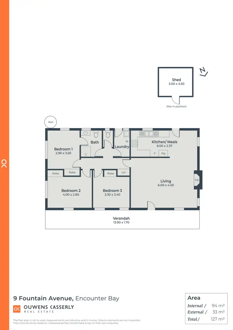 Floorplan of Homely house listing, 9 Fountain Avenue, Encounter Bay SA 5211