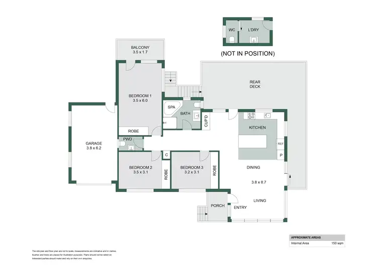 Floorplan of Homely house listing, 40 Kennedy Crescent, Denhams Beach NSW 2536