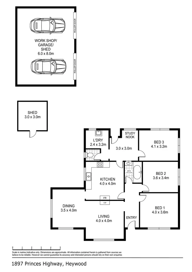 Floorplan of Homely house listing, 1897 Princes Highway, Heywood VIC 3304
