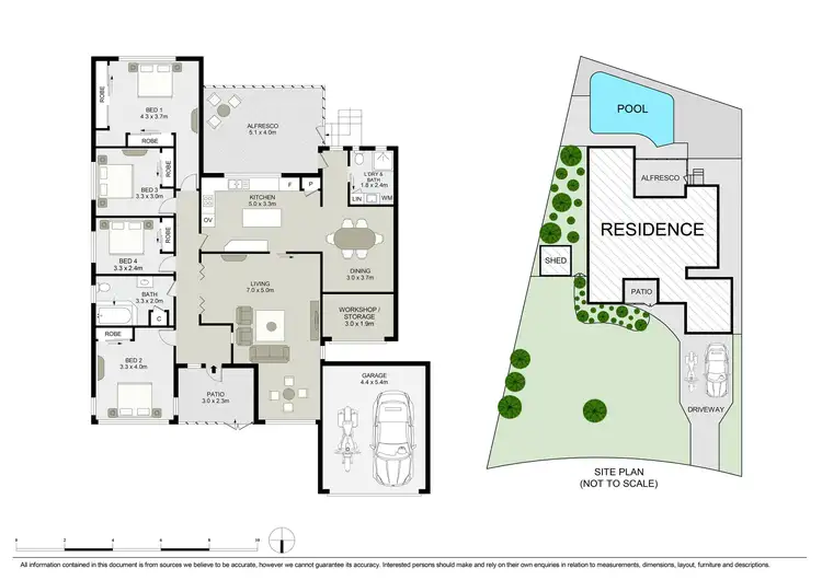 Floorplan of Homely house listing, 36 Goodacre Avenue, Winston Hills NSW 2153