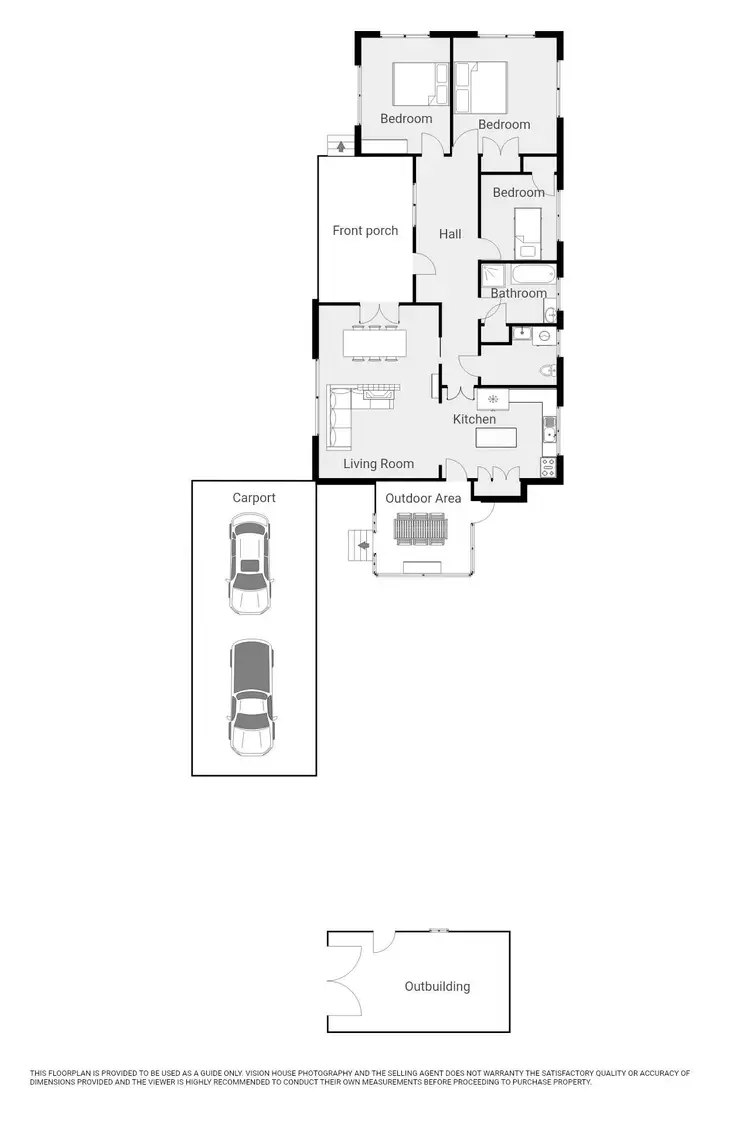 Floorplan of Homely house listing, 47 Heath Street, Red Cliffs VIC 3496