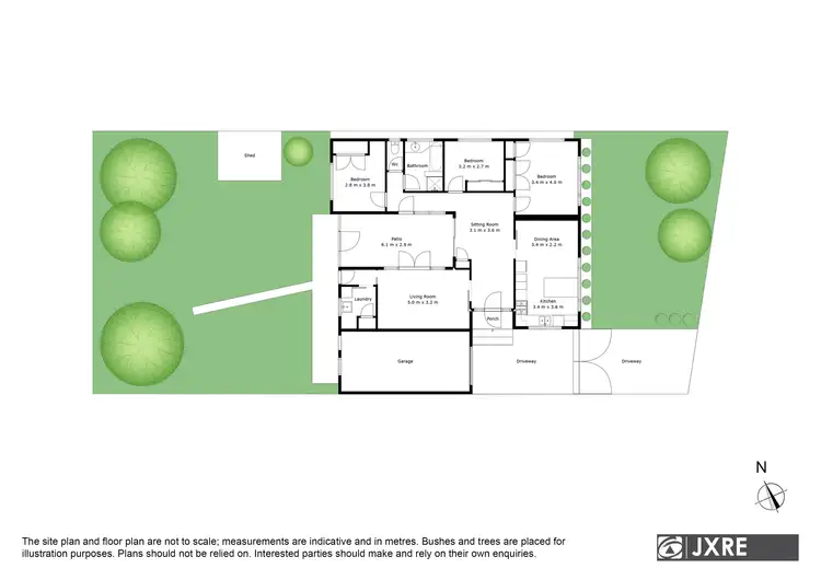 Floorplan of Homely house listing, 3 Nicholas Grove, Heatherton VIC 3202
