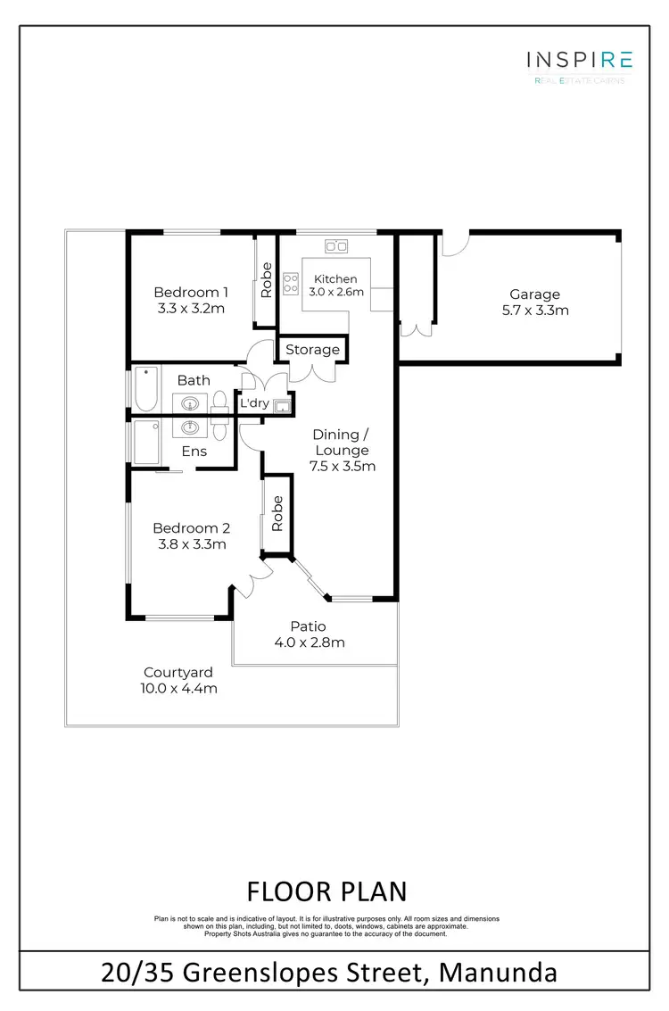 Floorplan of Homely unit listing, 20/35 Greenslopes Street, Manunda QLD 4870
