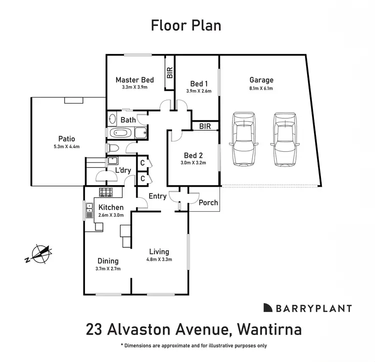 Floorplan of Homely house listing, 23 Alvaston Avenue, Wantirna VIC 3152