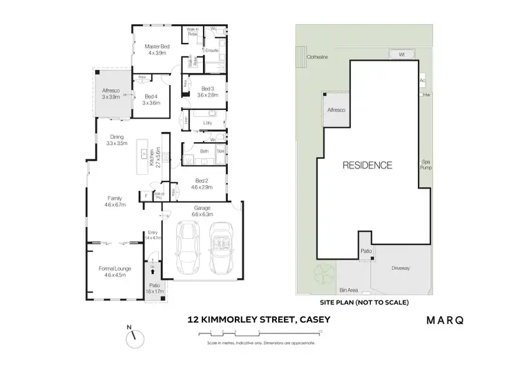 Floorplan of Homely house listing, 12 Kimmorley Street, Casey ACT 2913