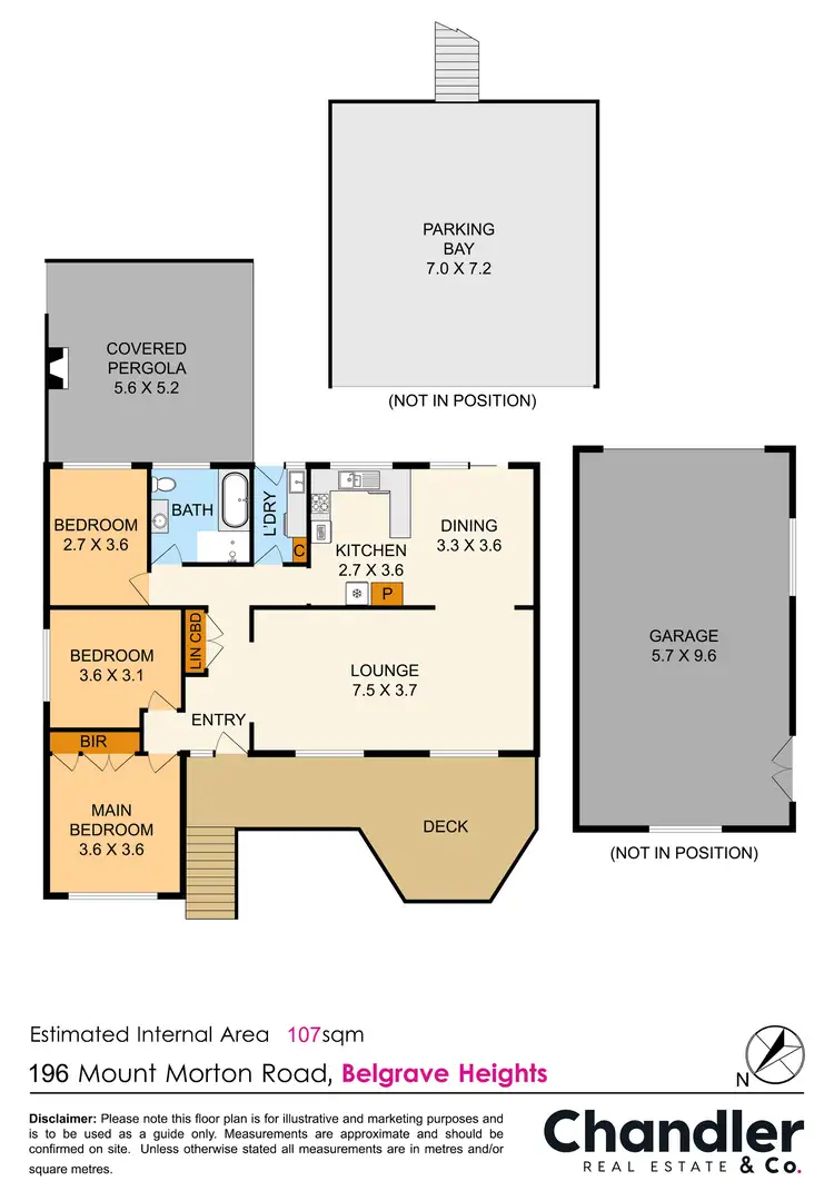 Floorplan of Homely house listing, 196 Mt Morton Road, Belgrave Heights VIC 3160