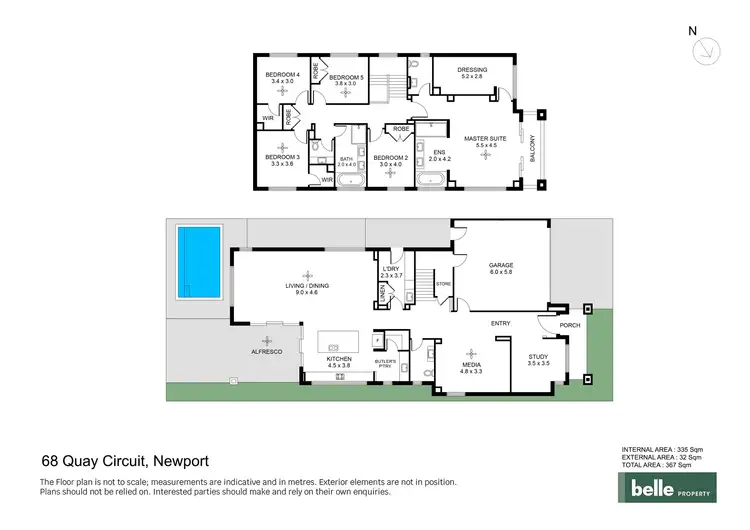 Floorplan of Homely house listing, 68 Quay Circuit, Newport QLD 4020