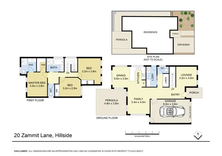 Floorplan of Homely townhouse listing, 20 Zammit Lane, Hillside VIC 3037