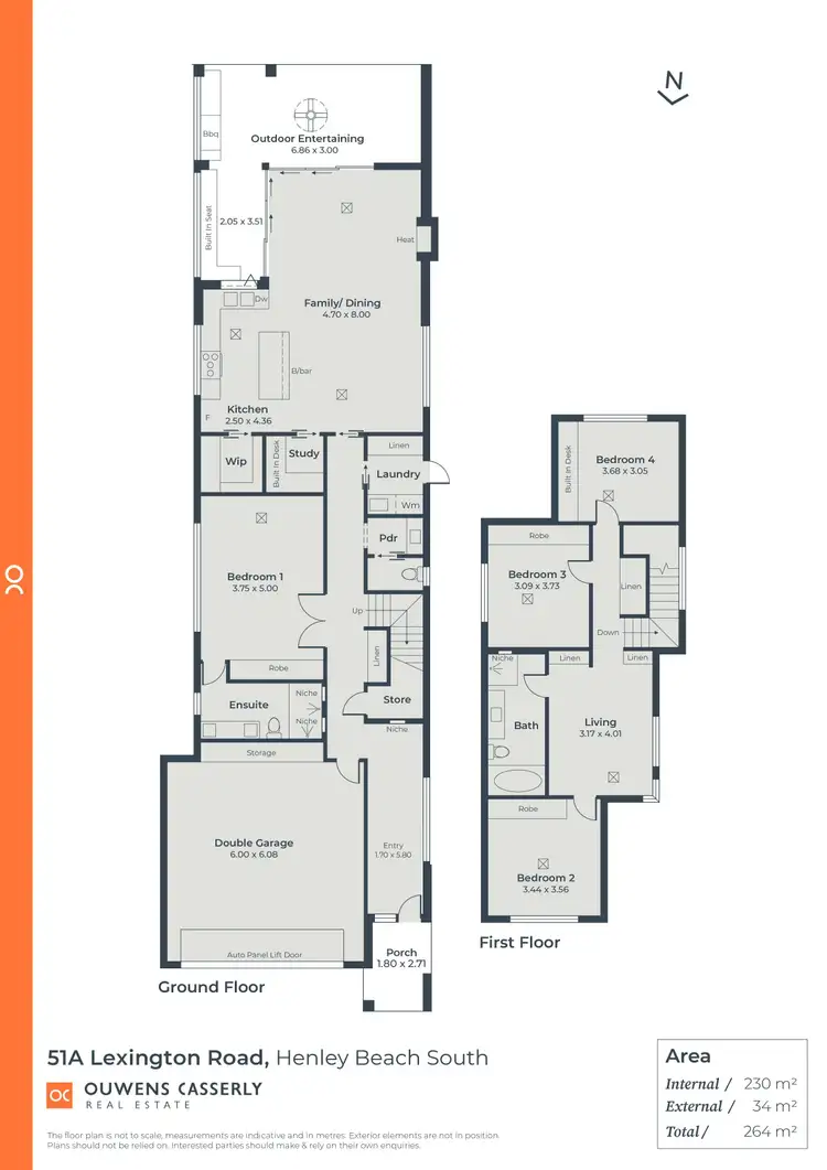 Floorplan of Homely house listing, 51A Lexington Road, Henley Beach South SA 5022
