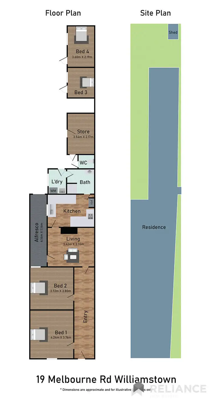 Floorplan of Homely house listing, 19 Melbourne Road, Williamstown VIC 3016