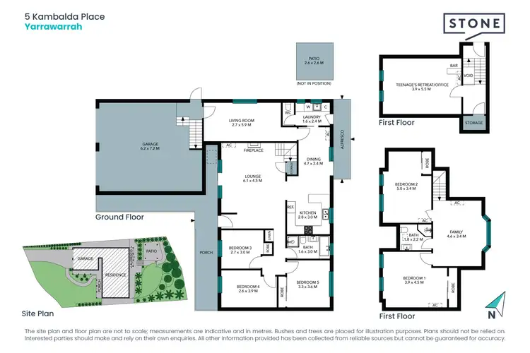 Floorplan of Homely house listing, 5 Kambalda Place, Yarrawarrah NSW 2233