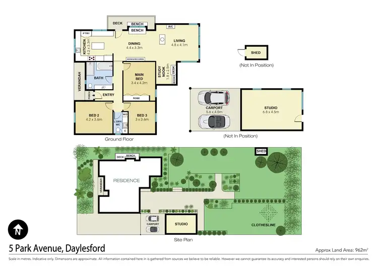 Floorplan of Homely house listing, 5 Park Avenue, Daylesford VIC 3460