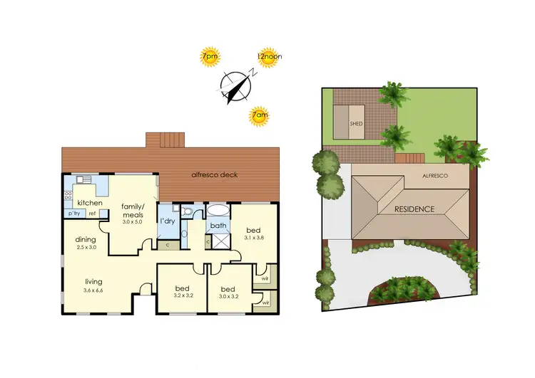 Floorplan of Homely house listing, 127 Heatherhill Road, Frankston VIC 3199